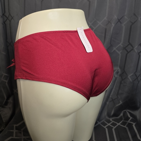 Elegant Burgundy Women's Intimate Panty - Picture 2 of 3